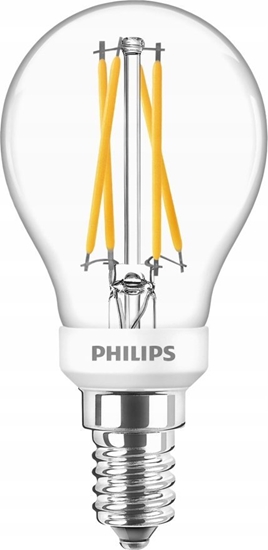 Picture of Signify Philips LED classic WarmGlow Tropfenlampe 40W E14 Klar dimmbar