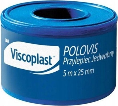 Attēls no SILA Viscoplast plaster na rolce jedwabny 5m x 25 mm