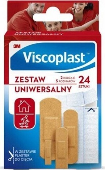 Picture of SILA Viscoplast plastry zestaw uniwersalny 24 szt