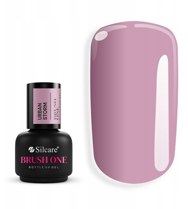 Изображение SILCARE_Brush One Bottle Gel elu budujcego w butelce z pdzelkiem Urban Storm 15g