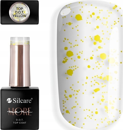 Изображение SILCARE_Mani More DOT top coat do paznokci Yellow 10g