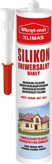 Picture of SILIKON UNIWERSALNY SUN-310-BI KARTUSZ 310 ml BIAY WKRT-MET KLIMAS