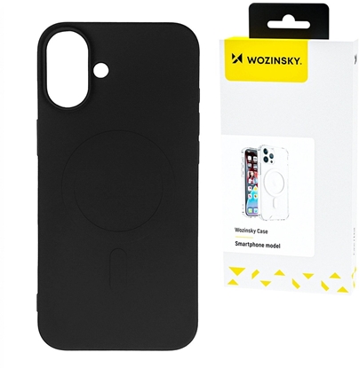Изображение Wozinsky Wozinsky Silicone Case Magsafe Magnetic Case for Samsung Galaxy S25+ - Black