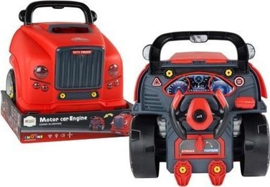 Picture of Silnik ciarówki do rozkrcania czerwony