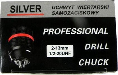 Изображение Silver GÓWKA DO WIERTARKI 13mm-1/2-SAMOZACISKOWA METAL /SILVER EXSV005