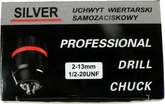 Изображение Silver GÓWKA DO WIERTARKI 13mm-1/2-SAMOZACISKOWA METAL /SILVER EXSV005