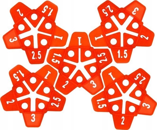 Изображение Silver GWIAZDKI DYSTANSOWE DO GLAZURY 50szt. / SILVER