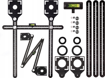 Изображение Silver SZABLON / WZORNIK NASTAWNY DO PYTEK /SILVER 25, 40, 45, 55, 75mm