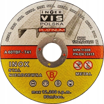 Picture of Silver Tarcza do cicia Profi-Flex 125 x 22.23 x 1.2 mm