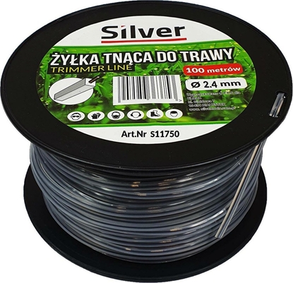 Изображение Silver YKA TNCA 2,4x100m KWADRAT DUO-LINE /SILVER EX11750