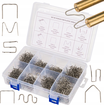 Изображение Silver ZSZYWKI DO ZGRZEWAREK PLASTIKU 800szt. MIX SILVER