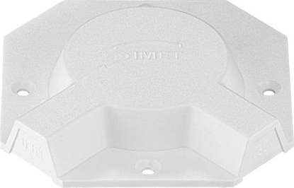 Picture of Simet Pokrywa przyczeniowa Simet 37268306 do przewodów elektroinstalacyjnych na puszk fi 60 biaa