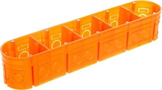 Picture of Simet Puszka podtynkowa 5-krotna Multiwall M5X60F 60mm pomaraczowa (33172008)