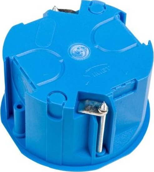 Picture of Simet Puszka podtynkowa 60mm regips pytka niebieska PV 60K samogasnca bezhalogenowa 32017203 /1szt./