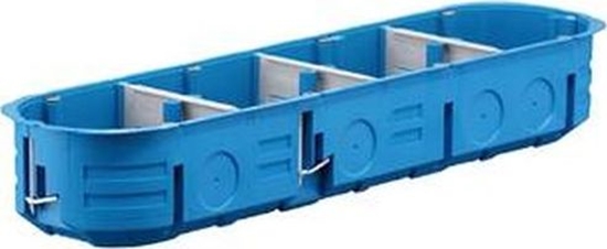 Picture of Simet Puszka podtynkowa poczwórna 60mm regips niebieska P4x60K 32326203