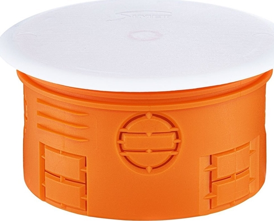 Изображение Simet Puszka podtynkowa Simet Z 80KF 33073008 80mm z pokryw pomaraczowa