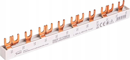 Picture of Simet SZYNA PRDOWA CZENIOWA - WIDEKOWA 3-FAZ 63A 16 MOD. PRZEKRÓJ 10MM2 SW3F 10 12M63A 81992006