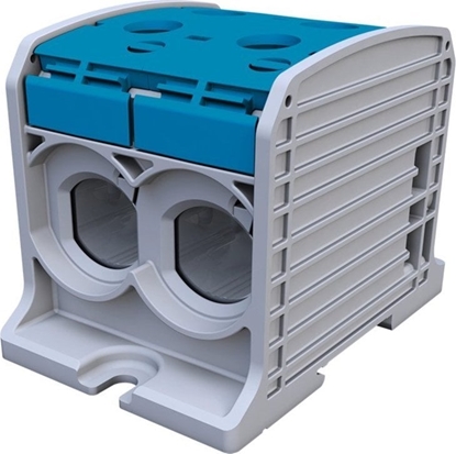 Attēls no Simet Zczka szynowa gwintowa Al/Cu STB 185-2 (87820) SIMBLOCK niebieski 81202003