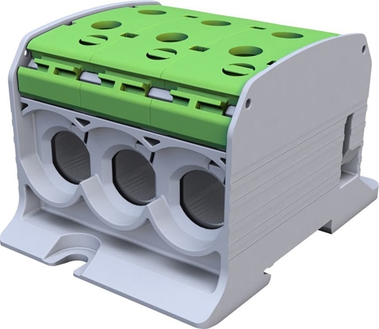 Picture of Simet Zczka szynowa gwintowa Al/Cu STB 95-3 (87560) SIMBLOCK zielony 81103005