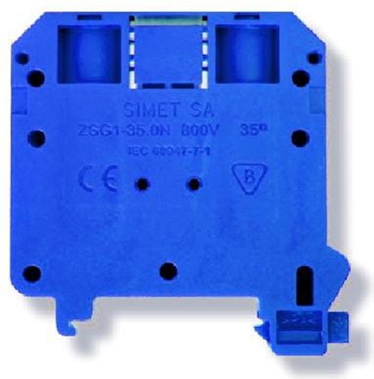 Picture of Simet Zczka szynowa ZSG 1-35.0Nn 2-przewodowa 35mm2 niebieska (11721313)