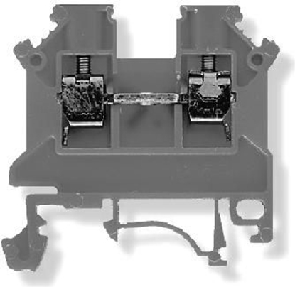 Attēls no Simet Zczka szynowa ZSG 1-4.0Ns 2-przewodowa 4mm2 szara (11321312)