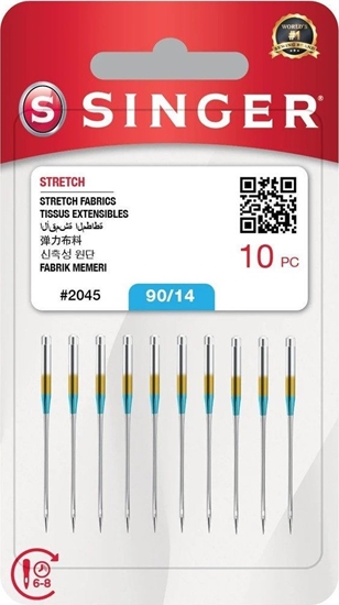 Picture of Singer Iga SINGER N2045 14/90 blister 10szt strecz