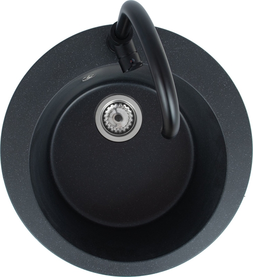 Изображение SINK VICTORIA BLACK+MIXER+SIF 9811091SEN