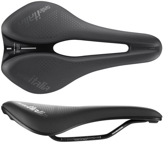 Picture of Selle Italia Siodo SELLE ITALIA NOVUS BOOST EVO GRAVEL TM SUPERFLOW L (id match L3), 242g, Czarne (NEW 2025)