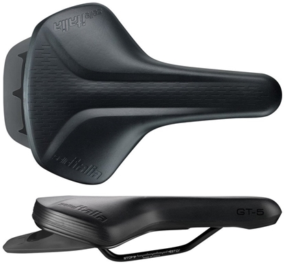 Attēls no Siodo SELLE ITALIA GT-5 FLOW L (id match L2), FeC Alloy Rail, EVA, 329g (NEW 2025)