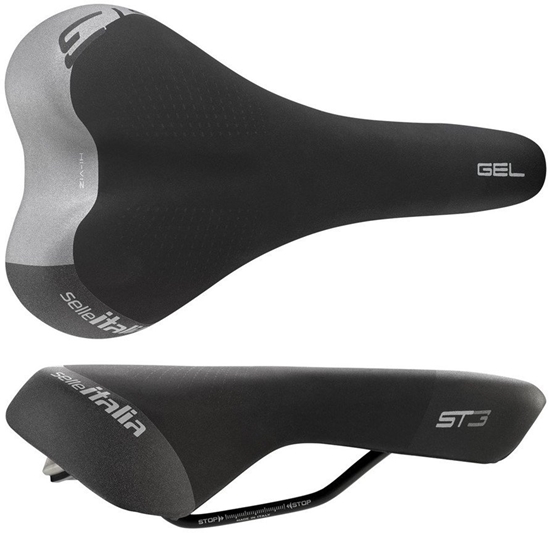 Picture of Siodo SELLE ITALIA SPORTOURING ST 3 S (idmatch S1), Fec Alloy Rail, Light Gel, 444g (NEW 2025)