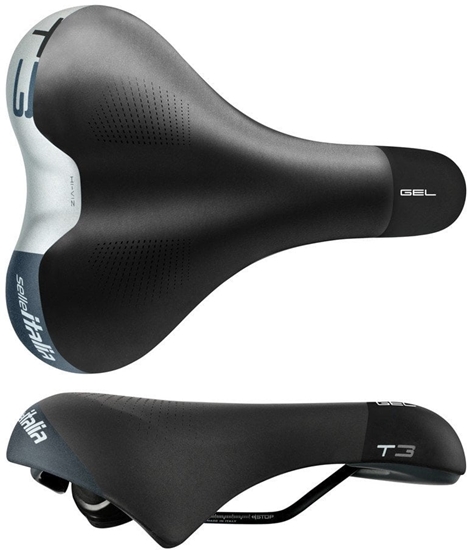 Picture of Siodo SELLE ITALIA SPORTOURING T 3 S (idmatch S1), Fec Alloy Rail, Light Gel, 492g (NEW 2025)