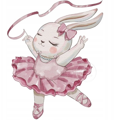 Attēls no SIPO-WS63032 NAKLEJKI NA CIEN KRÓLIK    BALETNICA