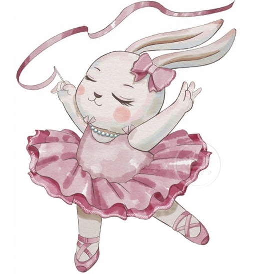 Picture of SIPO-WS63032 NAKLEJKI NA CIEN KRÓLIK    BALETNICA