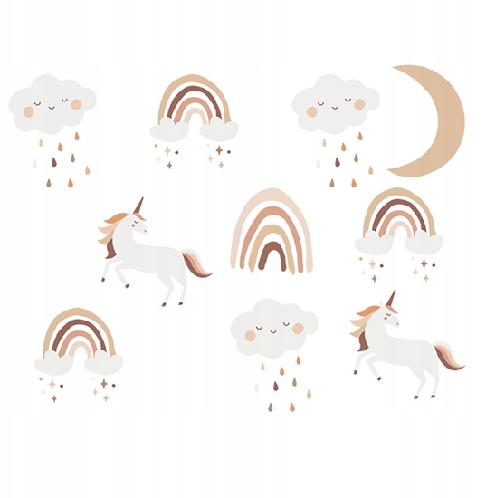 Изображение SIPO-WS63048 NAKLEJKI NA CIAN TECZA     JEDNOROZEC