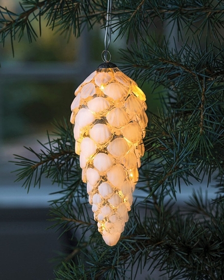 Picture of Sirius Celina Cone, H12cm, snowwhite