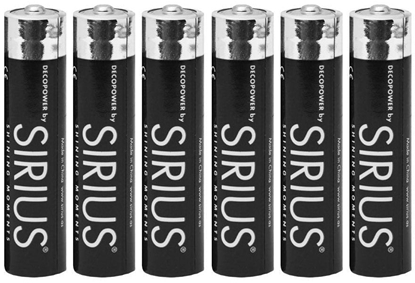 Attēls no Sirius DecoPower AAA Batteri - 6 stk