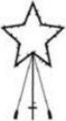 Attēls no Sirius Home 50900, Light decoration figure, Black, 40 lamp(s), LED, 120 cm, 60 cm