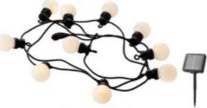 Attēls no Sirius Home 69611, Light decoration chain, Black, 100 lamp(s), LED, Solar, 30 cm