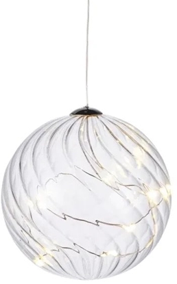 Picture of Sirius Home Wave Ball, Light decoration figure, Transparent, Glass, 16 lamp(s), LED, Yellow