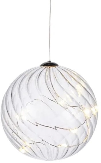 Picture of Sirius Home Wave Ball, Light decoration figure, Transparent, Glass, 16 lamp(s), LED, Yellow