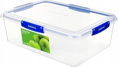 Изображение Sistema Sistema - Klip IT - Rectangle Plus 7.5L. /Kitchen and dining /Clear/Blue