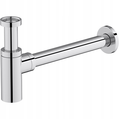 Attēls no Syfon Cersanit (syfony umywalkowe) Syfon do umywalki INVERTO OVAL chrom (S951-712)