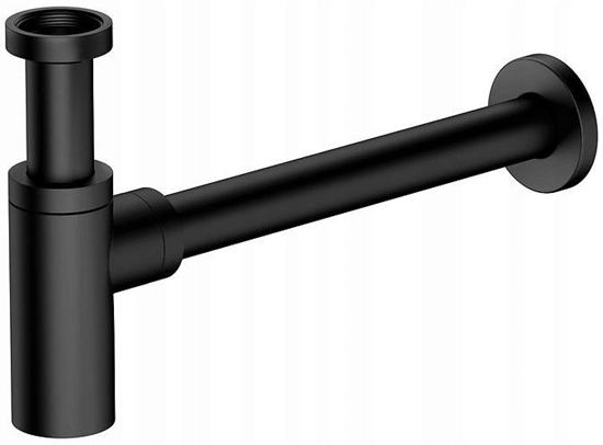 Picture of Syfon Cersanit (syfony do umywalek) Syfon do umywalki INVERTO OVAL czarny (S951-713)