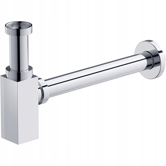 Picture of Syfon Cersanit (syfony umywalkowe) Syfon do umywalki LARGA SQUARE chrom (S951-717)