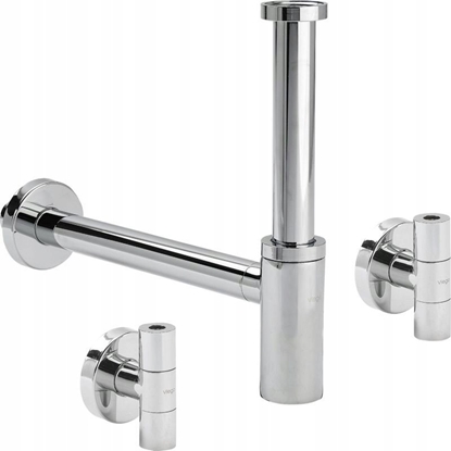 Attēls no Syfon do umywalki butelkowy Eleganta chrom