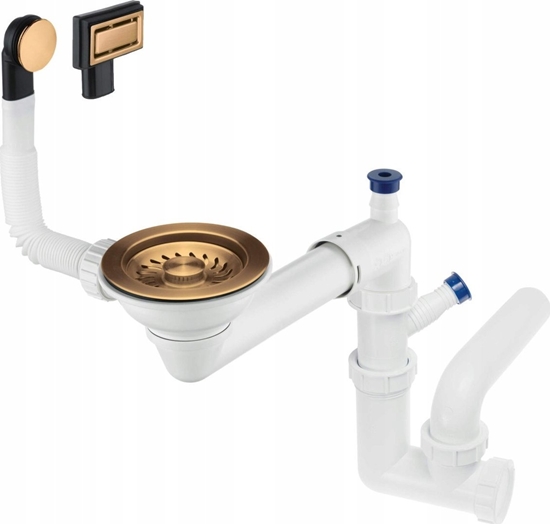 Picture of Syfon do zlewozmywaka granitowego 1-komorowego - Space-Saver
