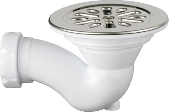 Picture of Syfon JIMTEN Odpyw brodzikowy (chrom) 1 1/2 x 80 do otworu 60