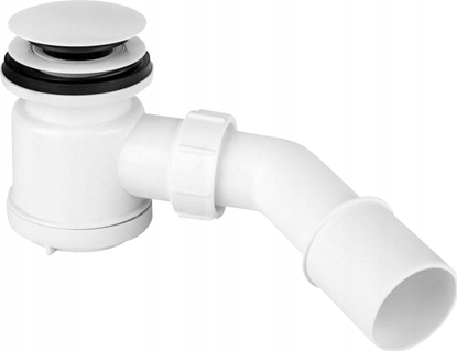 Attēls no Syfon Mc Alpine SYFON BRODZIK KLIK-KLAK 50MM BIALY MOSIADZ