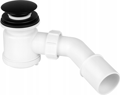 Attēls no Syfon Mc Alpine SYFON BRODZIK KLIK-KLAK 50MM CZARNY MAT MOSIADZ