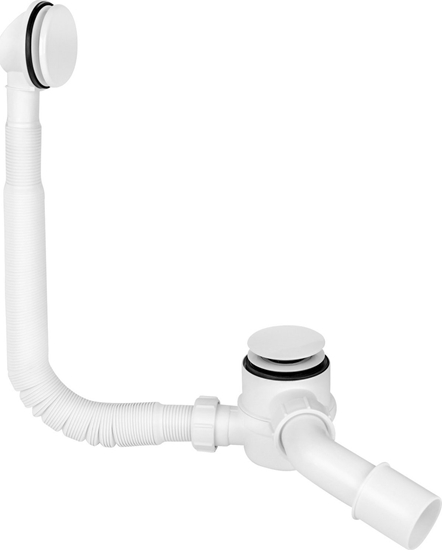 Изображение Syfon Mc Alpine SYFON WANNOWY KLIK-KLAK Z PRZELEW BIALY MOS.